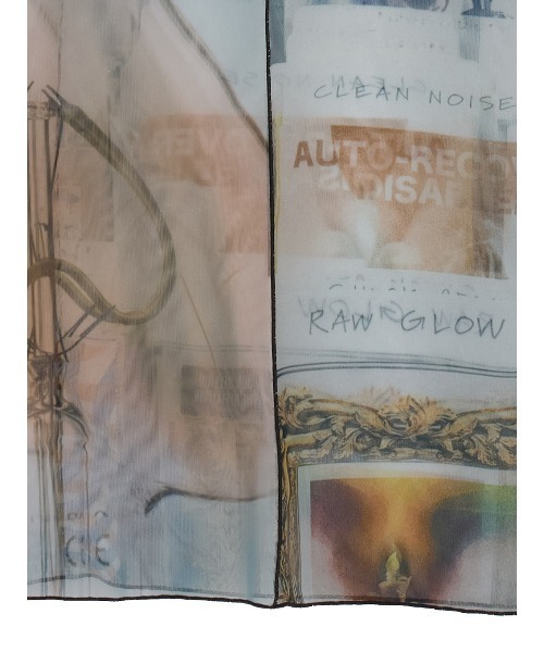 Ameri(アメリ)の「2WAY EMOTIONAL COLLAGE SHEER TOP(Tシャツ/カットソー・レディース・マルチ・SMALL/MEDIUM)」の18枚目の写真