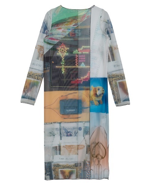 Ameri(アメリ)の「2WAY EMOTIONAL COLLAGE SHEER TOP(Tシャツ/カットソー・レディース・マルチ・SMALL/MEDIUM)」の19枚目の写真