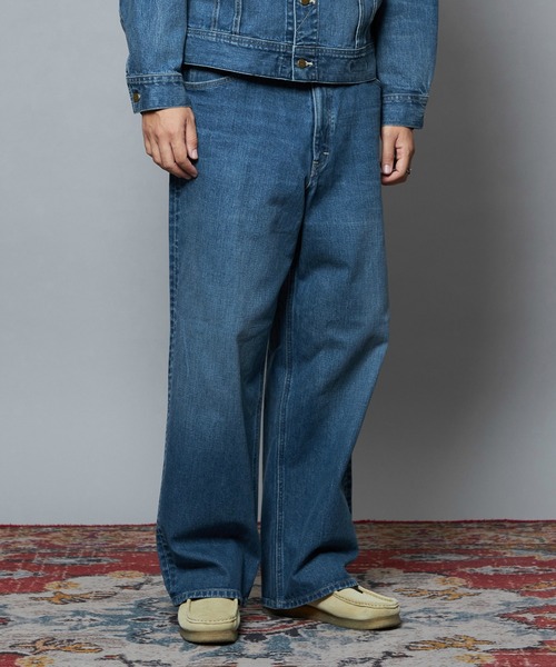 Lee(リー)の「Lee/リー【101周年記念モデル】101 ANNIVERSARY 101-Z LOOSE(デニムパンツ・メンズ・ブルー・X-LARGE/LARGE/MEDIUM/SMALL)」の2枚目の写真