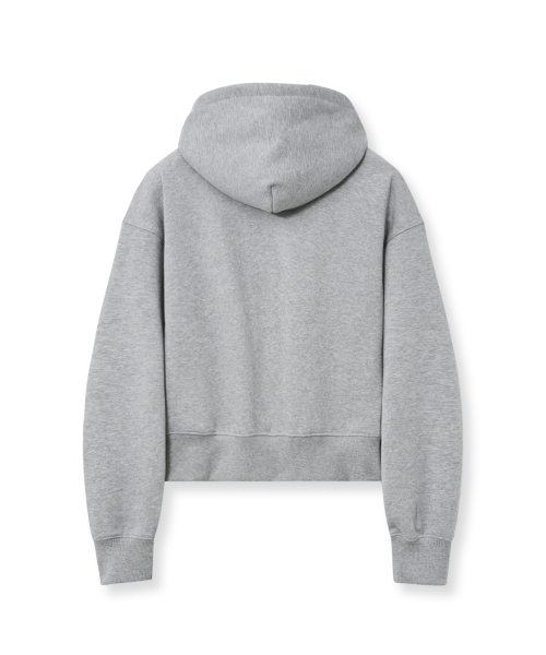 YALE(イェール)の「ウィメンズ Yロゴ クロップ フードジップアップ_グレー(パーカー・レディース・その他・SMALL/MEDIUM)」の3枚目の写真