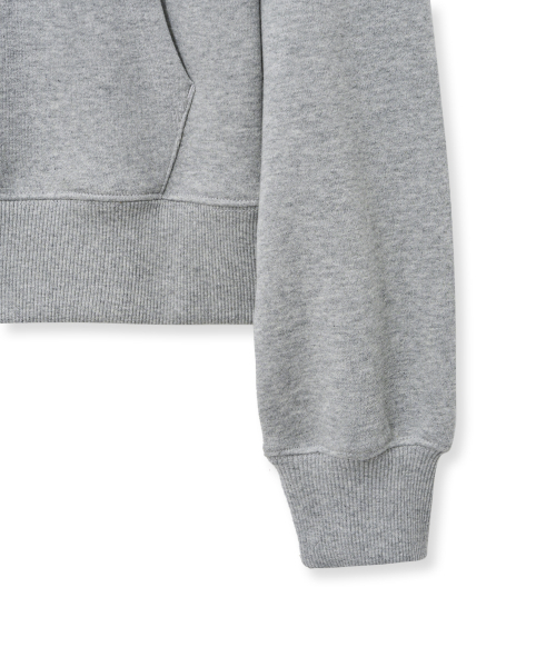 YALE(イェール)の「ウィメンズ Yロゴ クロップ フードジップアップ_グレー(パーカー・レディース・その他・SMALL/MEDIUM)」の6枚目の写真