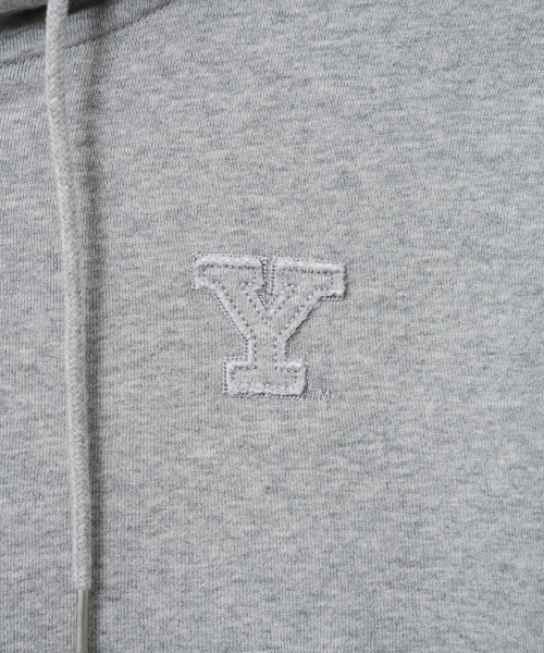YALE(イェール)の「ウィメンズ Yロゴ クロップ フードジップアップ_グレー(パーカー・レディース・その他・SMALL/MEDIUM)」の7枚目の写真