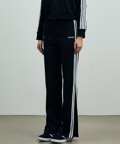 JOEL JERSEY TRACK PANTS / BLACK