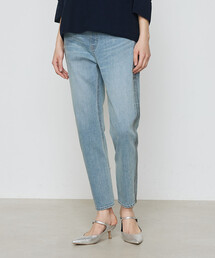 K.T KIYOKO TAKASE | 〔 TALLサイズ 〕 コットンストレッチデニム ウエストリブパンツ(デニムパンツ)