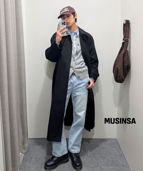 COSTUME O’CLOCK（コスチュームオクロック）の「ソフトケーブルラウンドカーディガン グレー COOSCD021GRAY（カーディガン/ボレロ・メンズ・その他・MEDIUM/LARGE/SMALL）」の5枚目の写真