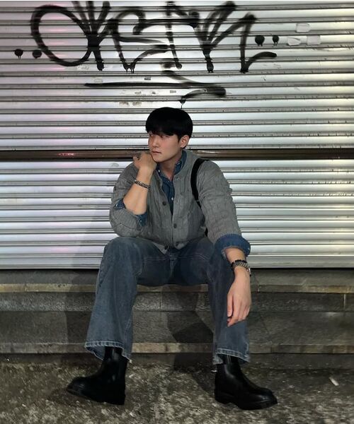 COSTUME O’CLOCK（コスチュームオクロック）の「ソフトケーブルラウンドカーディガン グレー COOSCD021GRAY（カーディガン/ボレロ・メンズ・その他・MEDIUM/LARGE/SMALL）」の3枚目の写真