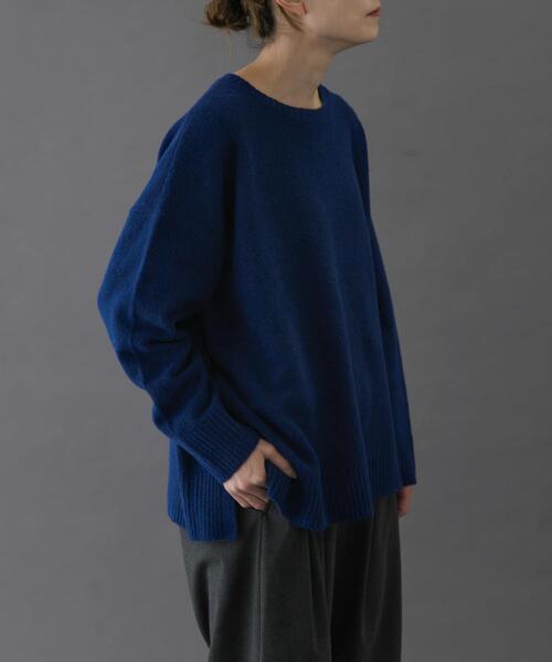 FORK&SPOON（フォークアンドスプーン）の「FORK&SPOON　コットンブレンドチュニックニット（ニット/セーター・レディース・ブルー/グレー/ベージュ・1）」の20枚目の写真