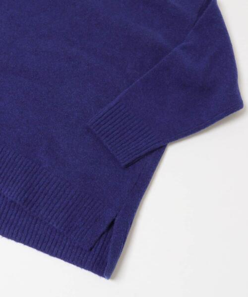 FORK&SPOON（フォークアンドスプーン）の「FORK&SPOON　コットンブレンドチュニックニット（ニット/セーター・レディース・ブルー/グレー/ベージュ・1）」の8枚目の写真