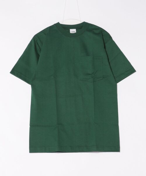 ARCHIVER（アーカイバ）の「【W】【it】【PH3】【CAMBER/キャンバー】camber Max-Weight PocketT-shirt 302（Tシャツ/カットソー・メンズ・ダークグリーン/ブラック・SMALL）」の2枚目の写真