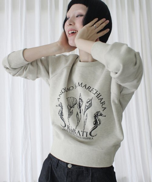 RUBATI(ルバティ)の「Shell Flower Sweatshirt (OATMEAL)(スウェット・レディース・その他・size2/size1)」の3枚目の写真