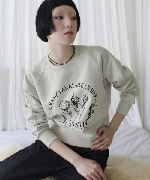 RUBATI(ルバティ)の「Shell Flower Sweatshirt (OATMEAL)(スウェット・レディース・その他・size2/size1)」の5枚目の写真