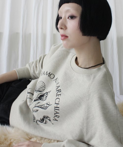 RUBATI(ルバティ)の「Shell Flower Sweatshirt (OATMEAL)(スウェット・レディース・その他・size2/size1)」の7枚目の写真