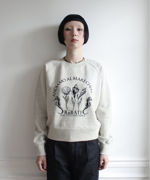 RUBATI(ルバティ)の「Shell Flower Sweatshirt (OATMEAL)(スウェット・レディース・その他・size2/size1)」の8枚目の写真