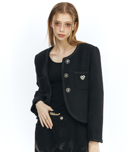 THE GREATEST(ザ グレイテスト)の「Wool Tweed Black Woman(テーラードジャケット・レディース・その他・FREE)」の1枚目の写真
