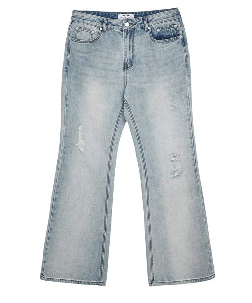 FDR(エフディーアール)の「Mans Vintage Flare Fit Denim Jeans Blue(デニムパンツ・メンズ・その他・MEDIUM/LARGE)」の5枚目の写真