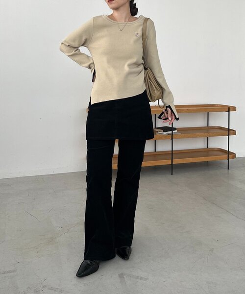 セール】1ポイントバイカラーニット（ニット/セーター）｜CAPRICIEUX