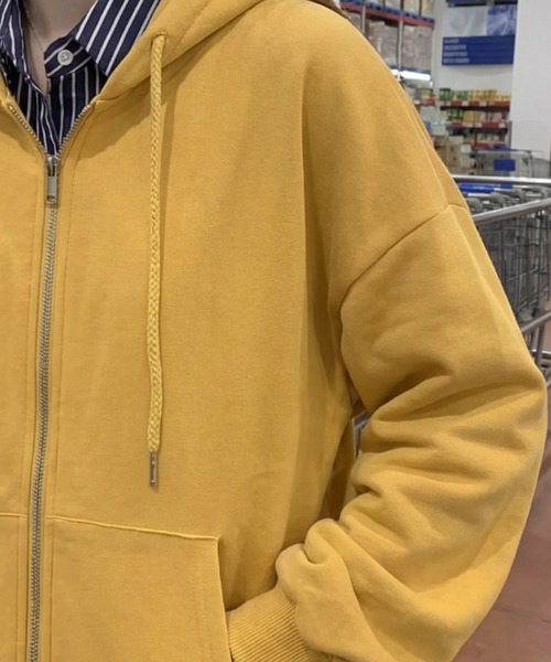 cammie（キャミー）の「シンプルパーカー（パーカー・レディース・オレンジ/マスタード/ピンク/グリーン・F）」の12枚目の写真