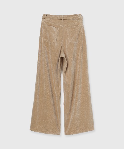 CREDONA(クレドナ)の「CORDUROY BELT TROUSER/コーデュロイベルトトラウザー(その他パンツ・レディース・ベージュ・0/1)」の10枚目の写真