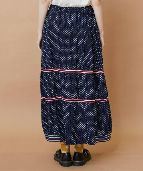 FRAPBOIS(フラボア)の「スプラッシュドット スカート(スカート・レディース・ブラック/ネイビー・0/1)」の4枚目の写真
