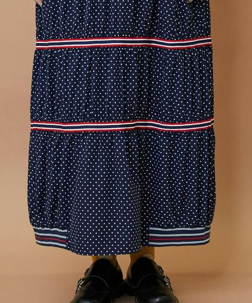 FRAPBOIS(フラボア)の「スプラッシュドット スカート(スカート・レディース・ブラック/ネイビー・0/1)」の6枚目の写真