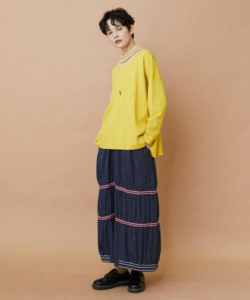FRAPBOIS(フラボア)の「スプラッシュドット スカート(スカート・レディース・ブラック/ネイビー・0/1)」の9枚目の写真