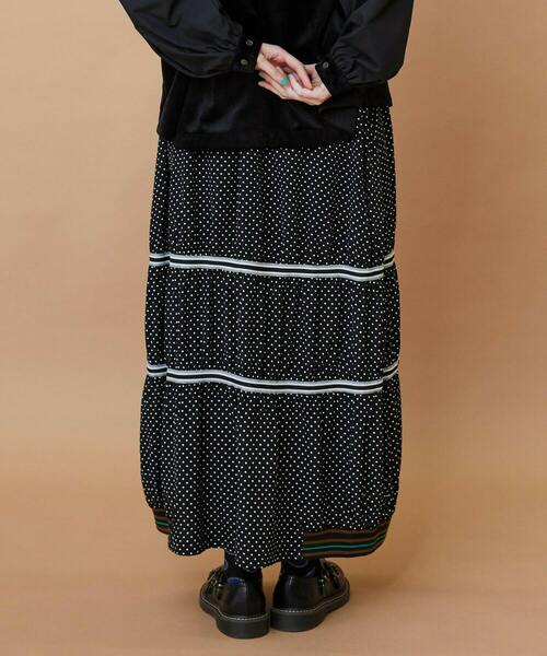 FRAPBOIS(フラボア)の「スプラッシュドット スカート(スカート・レディース・ブラック/ネイビー・0/1)」の17枚目の写真