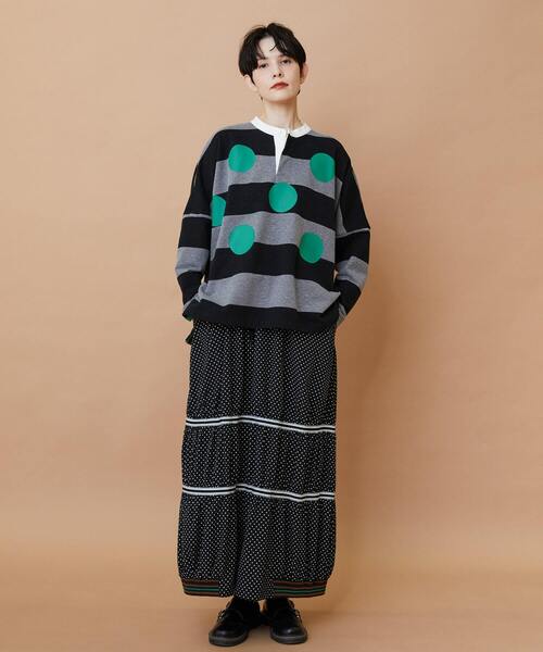 FRAPBOIS(フラボア)の「スプラッシュドット スカート(スカート・レディース・ブラック/ネイビー・0/1)」の18枚目の写真