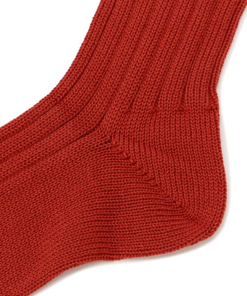 MARGARET HOWELL(マーガレットハウエル)の「CHUNKY COTTON SOCKS(ソックス/靴下・レディース・ホワイト/レッド/ブラック・FREE)」の5枚目の写真
