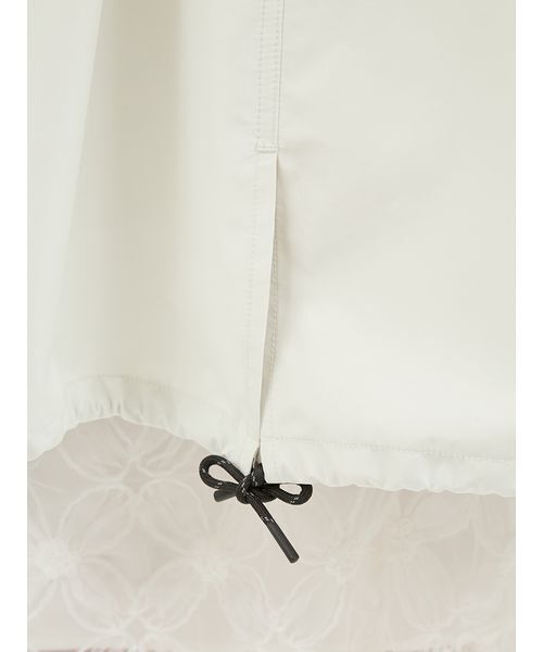 emmi（エミ）の「フリースライナー付きユーティリティコート（ダウンジャケット/コート・レディース・ライム/ブラック/オフホワイト・0/1）」の12枚目の写真