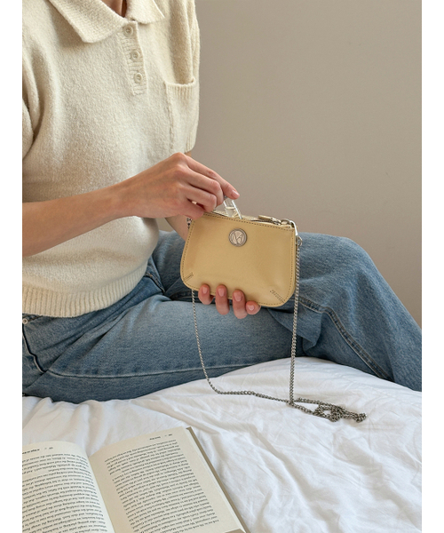 COTEDEMOI（コテドムア）の「Ecrin mini double chain bag - Butter（メッセンジャーバッグ・レディース・その他・FREE）」の7枚目の写真