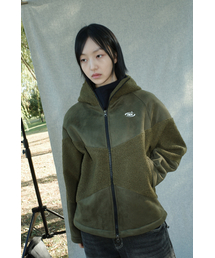 AEIAEIAE（エイエイエ）の「Fleece Hooded Zip-Up [Khaki]（その他アウター）」