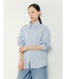 TOGE（トジ）の「Essential Striped Shirt (Sky Blue)（シャツ/ブラウス）」