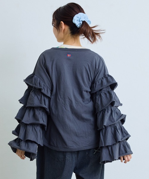 MARKEY'S（マーキーズ）の「DANDANカーディガン/おとな（カーディガン/ボレロ・レディース・ブラウン/ブラック/ブルー・160cm）」の6枚目の写真