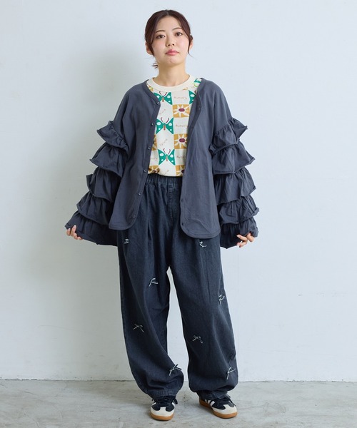 MARKEY'S（マーキーズ）の「DANDANカーディガン/おとな（カーディガン/ボレロ・レディース・ブラウン/ブラック/ブルー・160cm）」の8枚目の写真