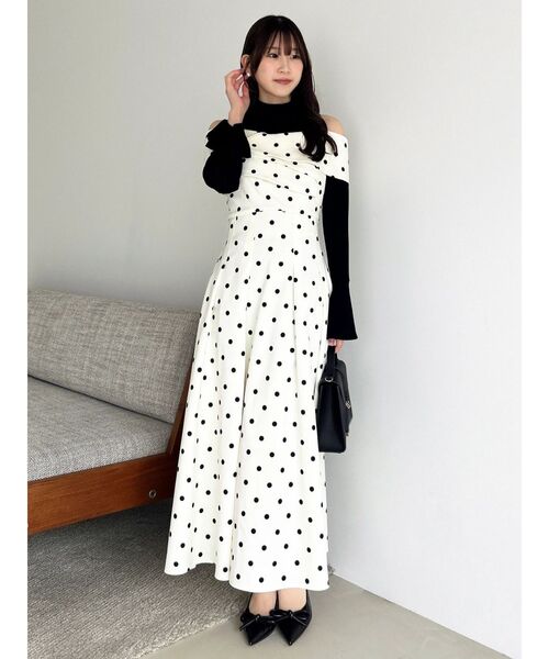 dazzlin（ダズリン）の「ビスチェオープンレイヤードワンピース（ワンピース・レディース・チャコールグレー/ブルー/その他1・SMALL/MEDIUM）」の22枚目の写真