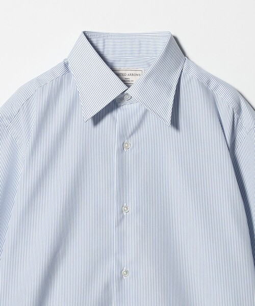 UNITED ARROWS(ユナイテッドアローズ)の「イージーケア AG ペンシルストライプ レギュラカラーシャツ ー抗菌防臭ー(シャツ/ブラウス・メンズ・ライトブルー・39cm/38cm/41cm/40cm)」の16枚目の写真