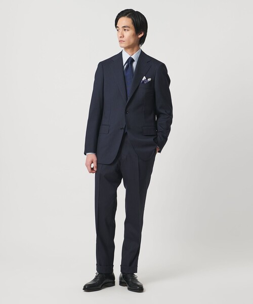UNITED ARROWS(ユナイテッドアローズ)の「イージーケア AG ペンシルストライプ レギュラカラーシャツ ー抗菌防臭ー(シャツ/ブラウス・メンズ・ライトブルー・39cm/38cm/41cm/40cm)」の4枚目の写真