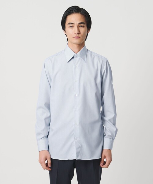 UNITED ARROWS(ユナイテッドアローズ)の「イージーケア AG ペンシルストライプ レギュラカラーシャツ ー抗菌防臭ー(シャツ/ブラウス・メンズ・ライトブルー・39cm/38cm/41cm/40cm)」の5枚目の写真