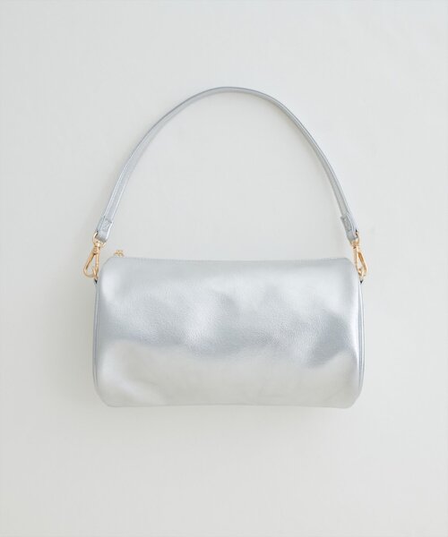 natural couture（ナチュラルクチュール）の「コロコロミニバッグ（ハンドバッグ・レディース・ブルー/シルバー/ブラック/ベージュ・FREE）」の7枚目の写真