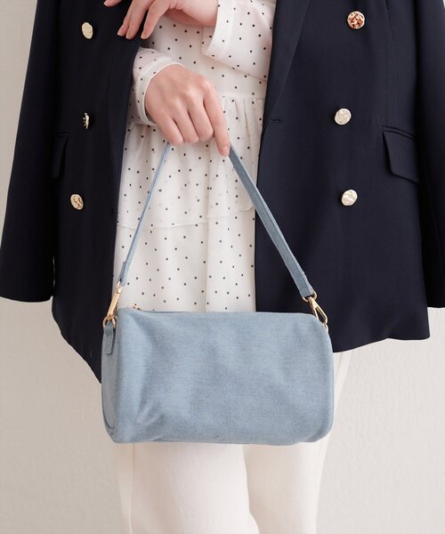 natural couture（ナチュラルクチュール）の「コロコロミニバッグ（ハンドバッグ・レディース・ブルー/シルバー/ブラック/ベージュ・FREE）」の19枚目の写真