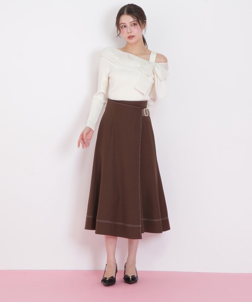 ◇アシメリボンニット（ニット/セーター）｜JILL by JILL STUART