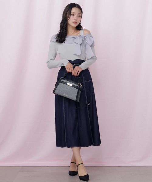 ◇アシメリボンニット（ニット/セーター）｜JILL by JILL STUART