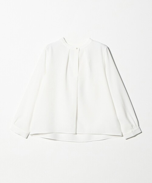 A DAY IN THE LIFE UNITED ARROWS(アデイインザライフユナイテッドアローズ)の「ドビー フェイクパールボタン ブラウス <A DAY IN THE LIFE>(シャツ/ブラウス・レディース・ベージュ/ライトグレー/ライトピンク/オフホワイト・FREE)」の8枚目の写真