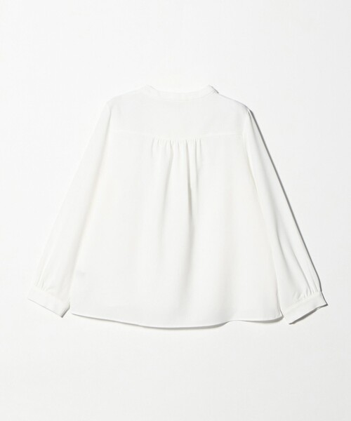 A DAY IN THE LIFE UNITED ARROWS(アデイインザライフユナイテッドアローズ)の「ドビー フェイクパールボタン ブラウス <A DAY IN THE LIFE>(シャツ/ブラウス・レディース・ベージュ/ライトグレー/ライトピンク/オフホワイト・FREE)」の9枚目の写真