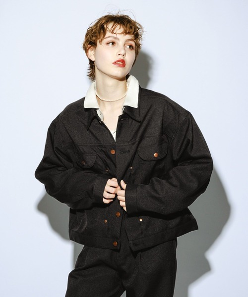 Wrangler(ラングラー)の「<Wrangler>別注デザインブルゾン(ブルゾン・レディース・ネイビー/ブラック・LARGE/MEDIUM)」の22枚目の写真
