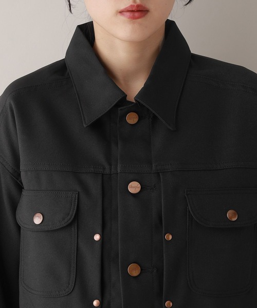 Wrangler(ラングラー)の「<Wrangler>別注デザインブルゾン(ブルゾン・レディース・ネイビー/ブラック・LARGE/MEDIUM)」の12枚目の写真