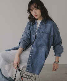 210nouve | テンセル デニム オーバーサイズ シャツ(シャツ/ブラウス)