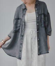 210nouve | テンセル デニム オーバーサイズ シャツ(シャツ/ブラウス)