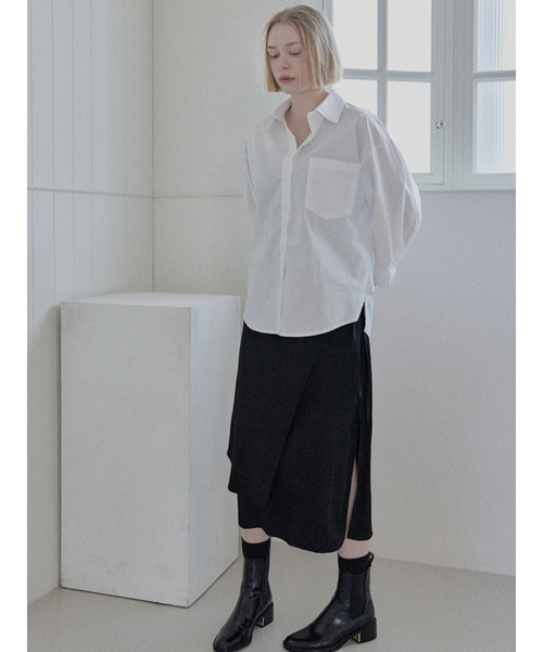 AVANT-G(アバン)の「Round Sleeve Overfit Shirt - IVORY(シャツ/ブラウス・レディース・その他・FREE)」の2枚目の写真