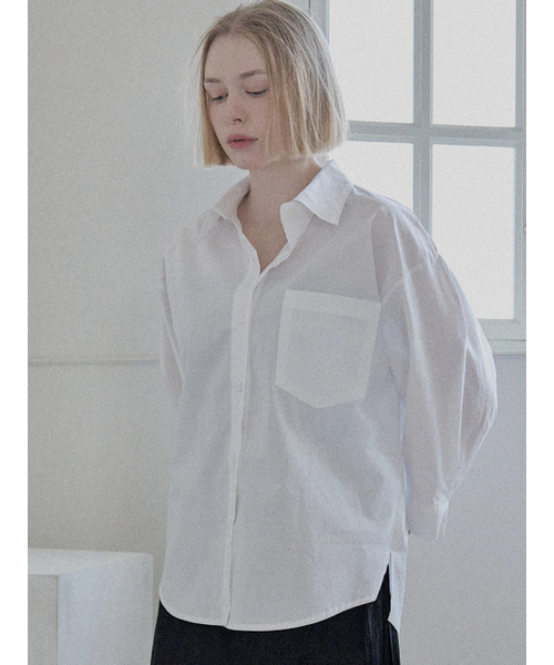 AVANT-G(アバン)の「Round Sleeve Overfit Shirt - IVORY(シャツ/ブラウス・レディース・その他・FREE)」の3枚目の写真